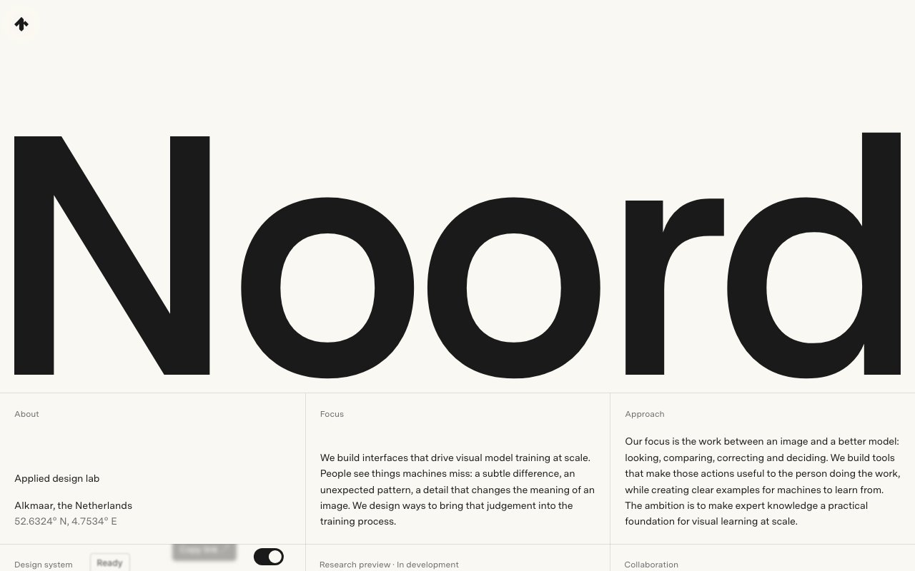 Noord website preview